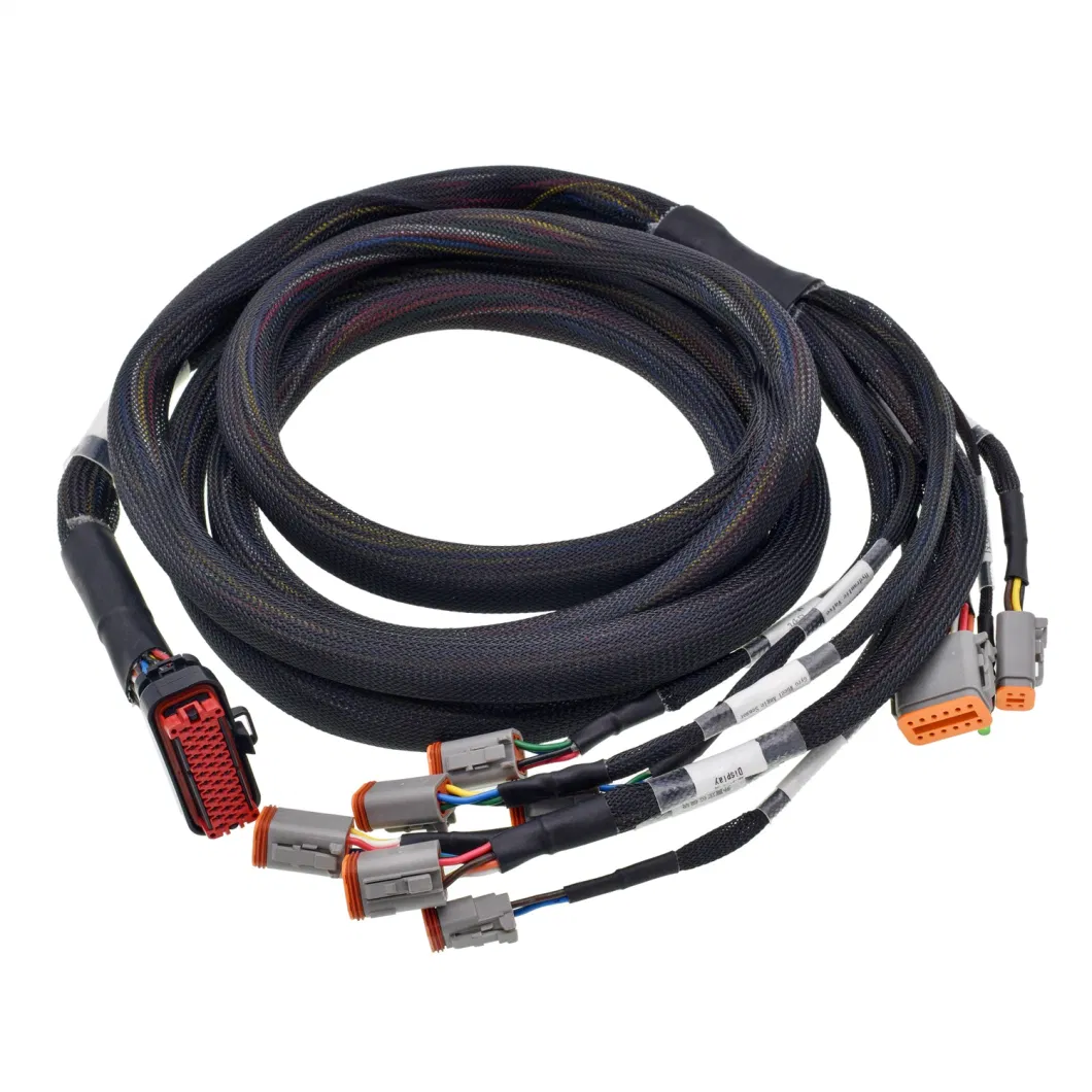 OEM Molex/Jst/Amphenol/Dt Connector Gland Electronics Medical Robotics Automation UL4703 Backup Storage Cable